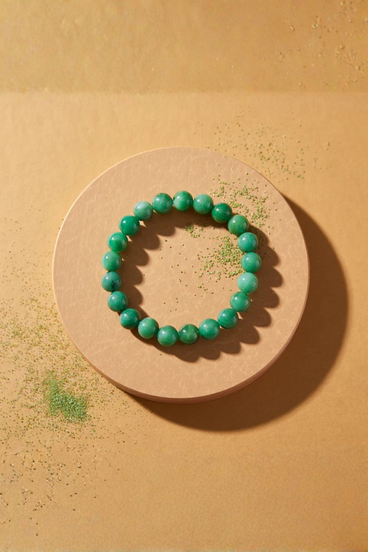 Green Aventurine Bracelet for Health Luck, Career and Job