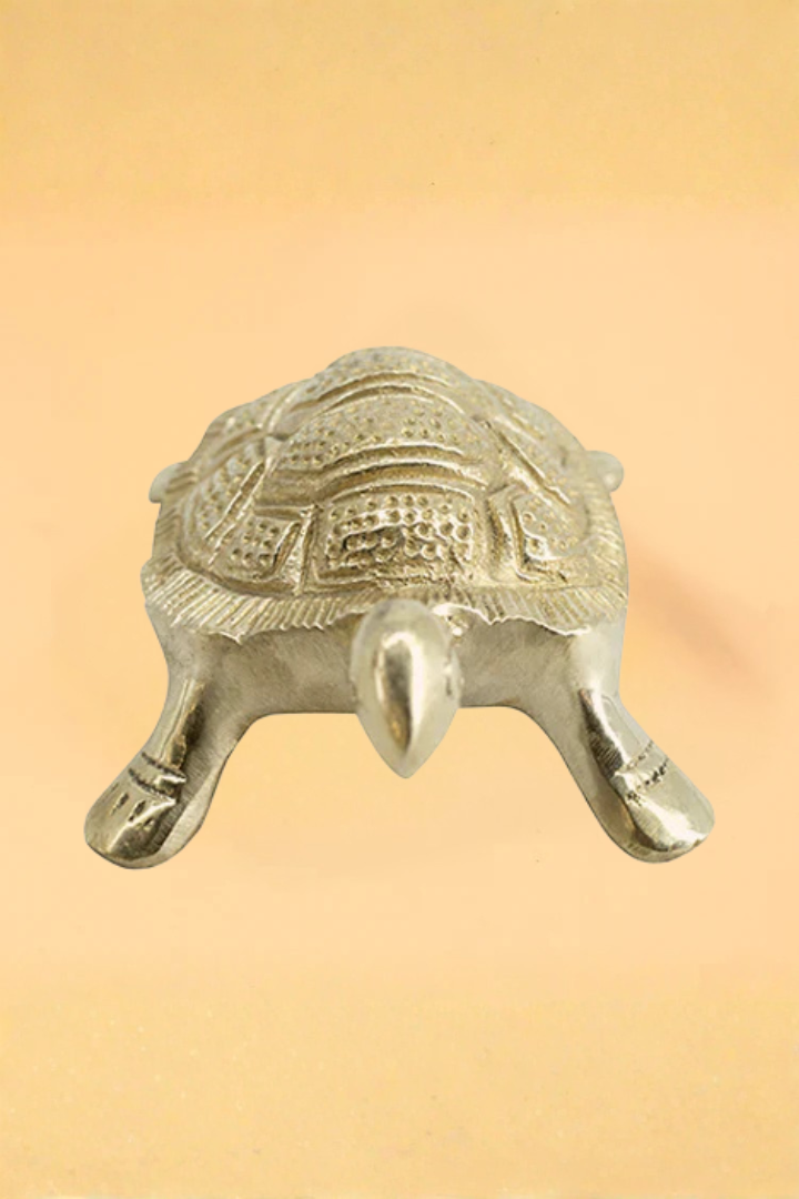 Brass Small Yantra Turtle 2 Inch