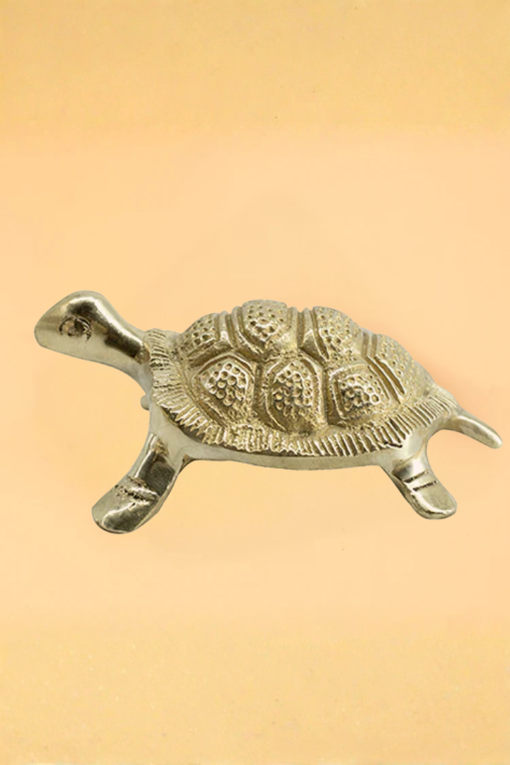 Brass Small Yantra Turtle 2 Inch
