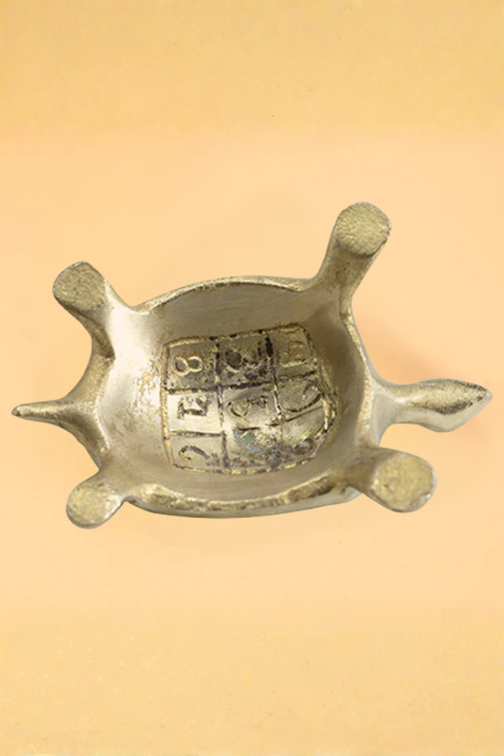 Brass Small Yantra Turtle 2 Inch
