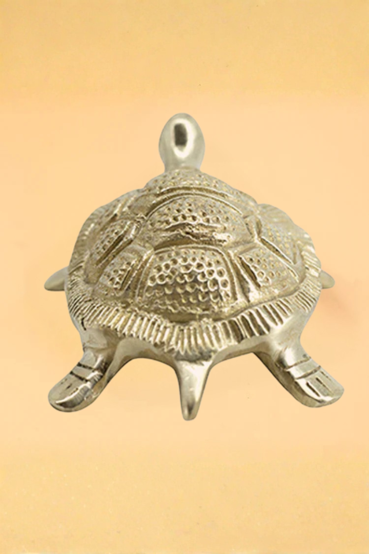 Brass Small Yantra Turtle 2 Inch