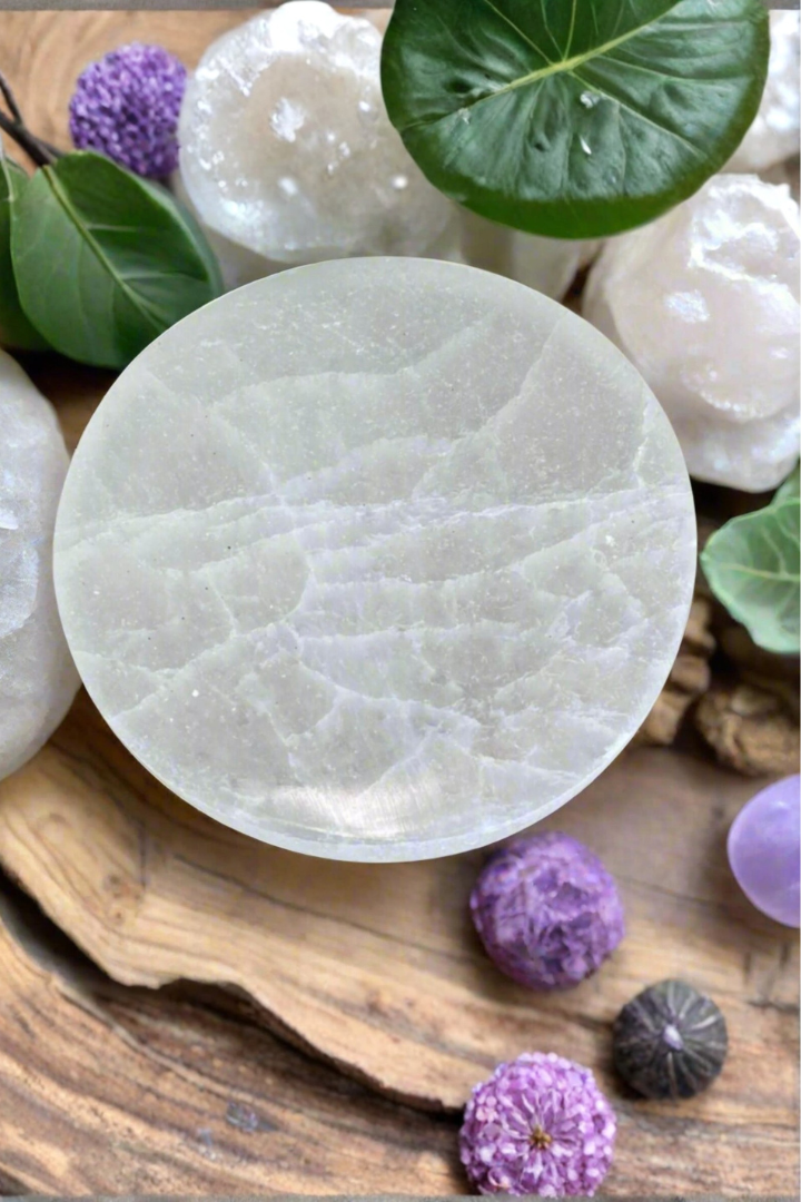 Selenite Charging Plate| Chakra Healing Tool