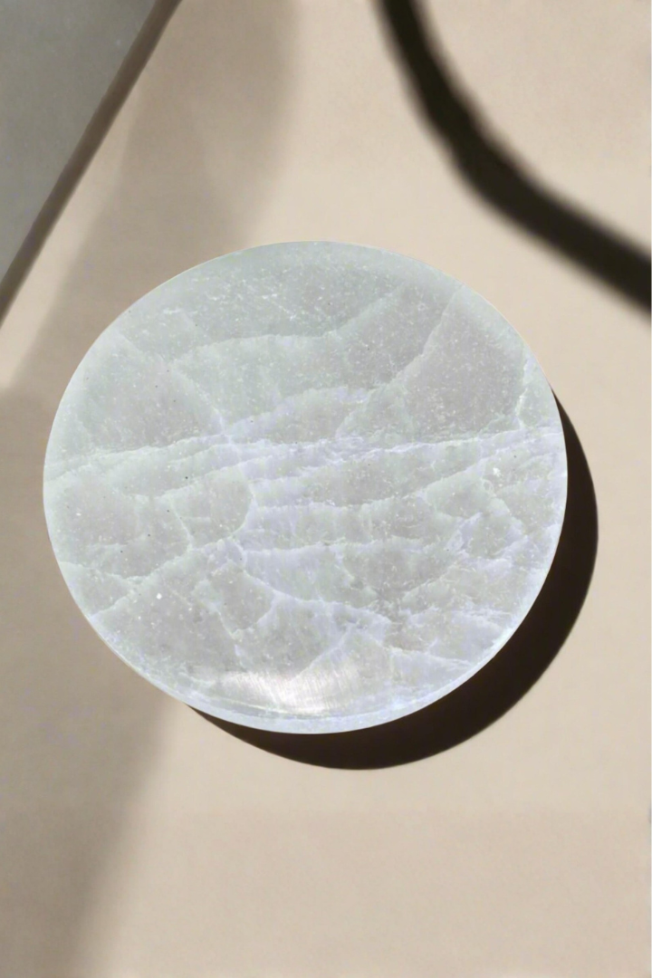 Selenite Charging Plate| Chakra Healing Tool