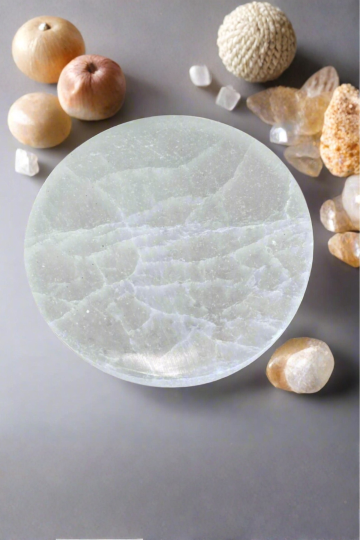 Selenite Charging Plate| Chakra Healing Tool