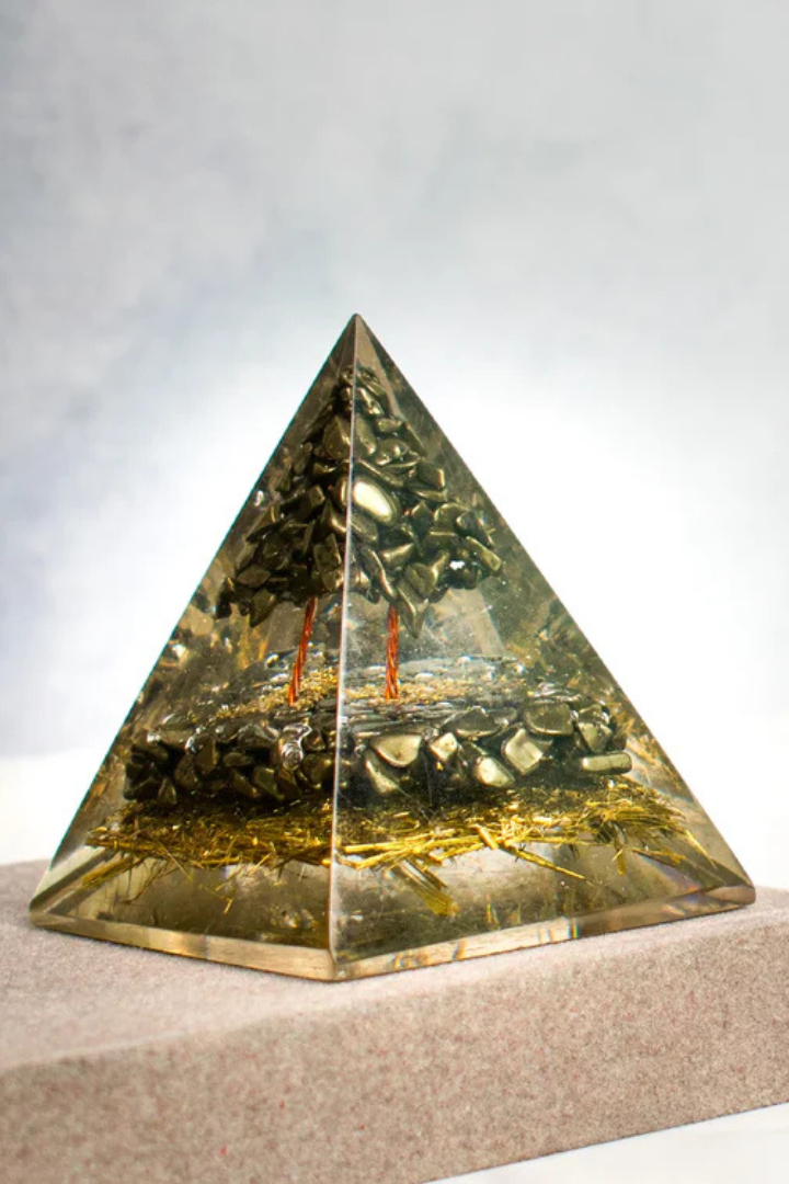 Pyrite Money Magnet Pyramid