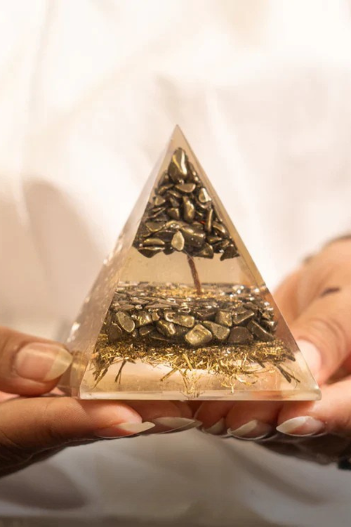 Pyrite Money Magnet Pyramid