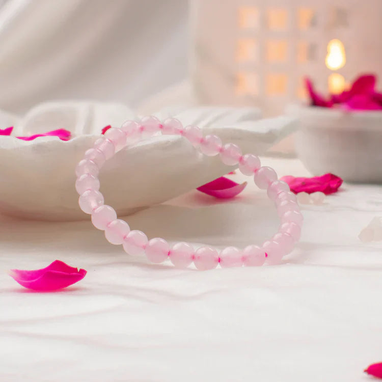 Rose Quartz Bracelet To Attract Love, Relationship & Marriage