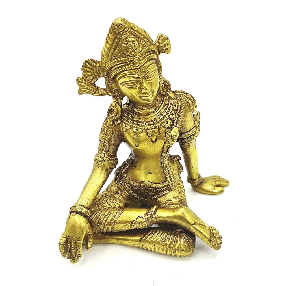 Brass Lord Indra Dev Statue Vastu Enhancer and Remedies Product