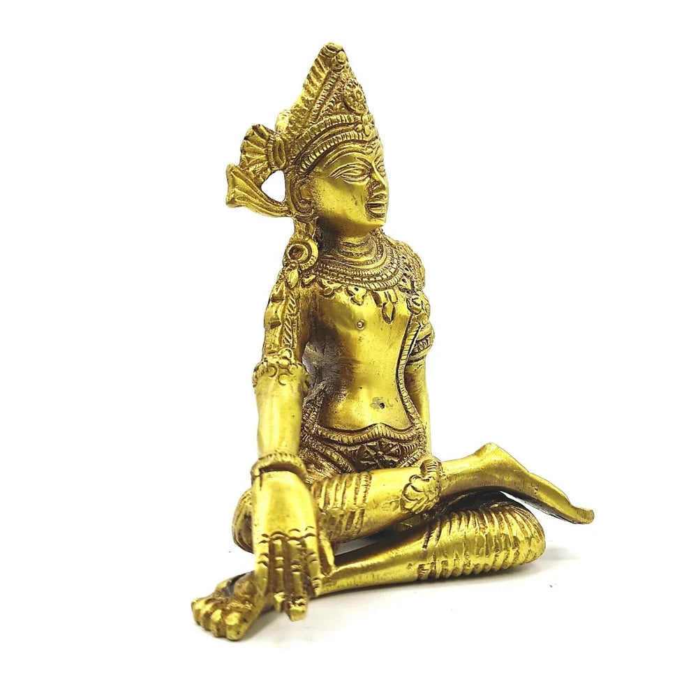 Brass Lord Indra Dev Statue Vastu Enhancer and Remedies Product