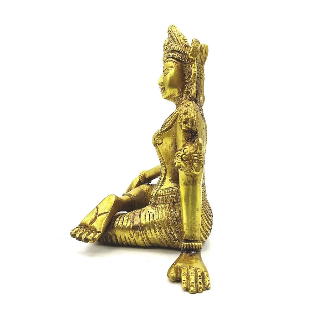 Brass Lord Indra Dev Statue Vastu Enhancer and Remedies Product