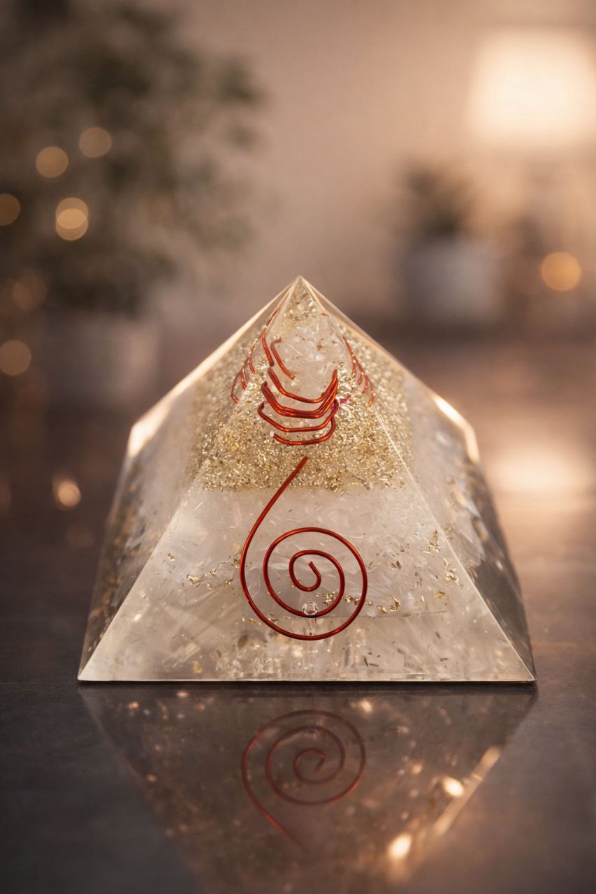 Selenite Crystal Pyramid 2 Inch