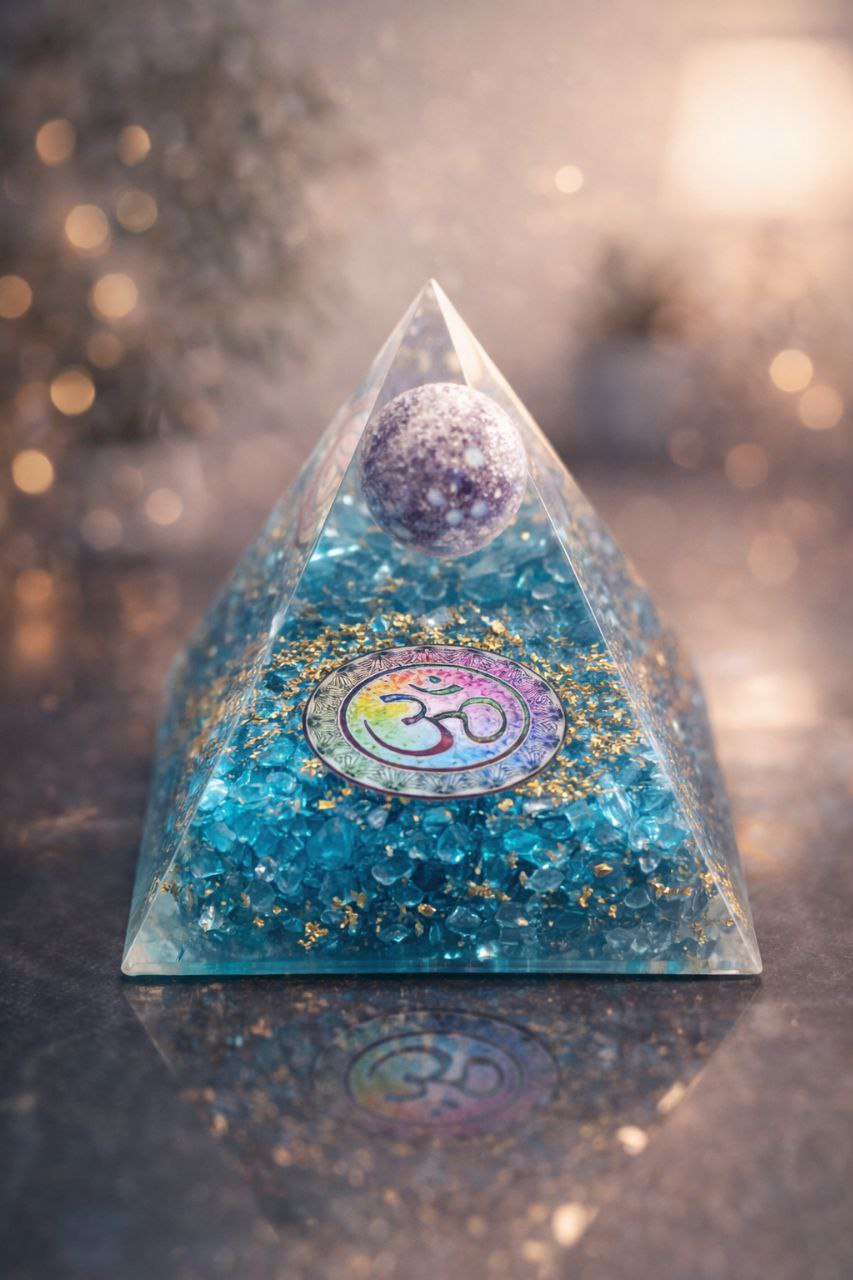 Blue Torquoise Ball Pyramid