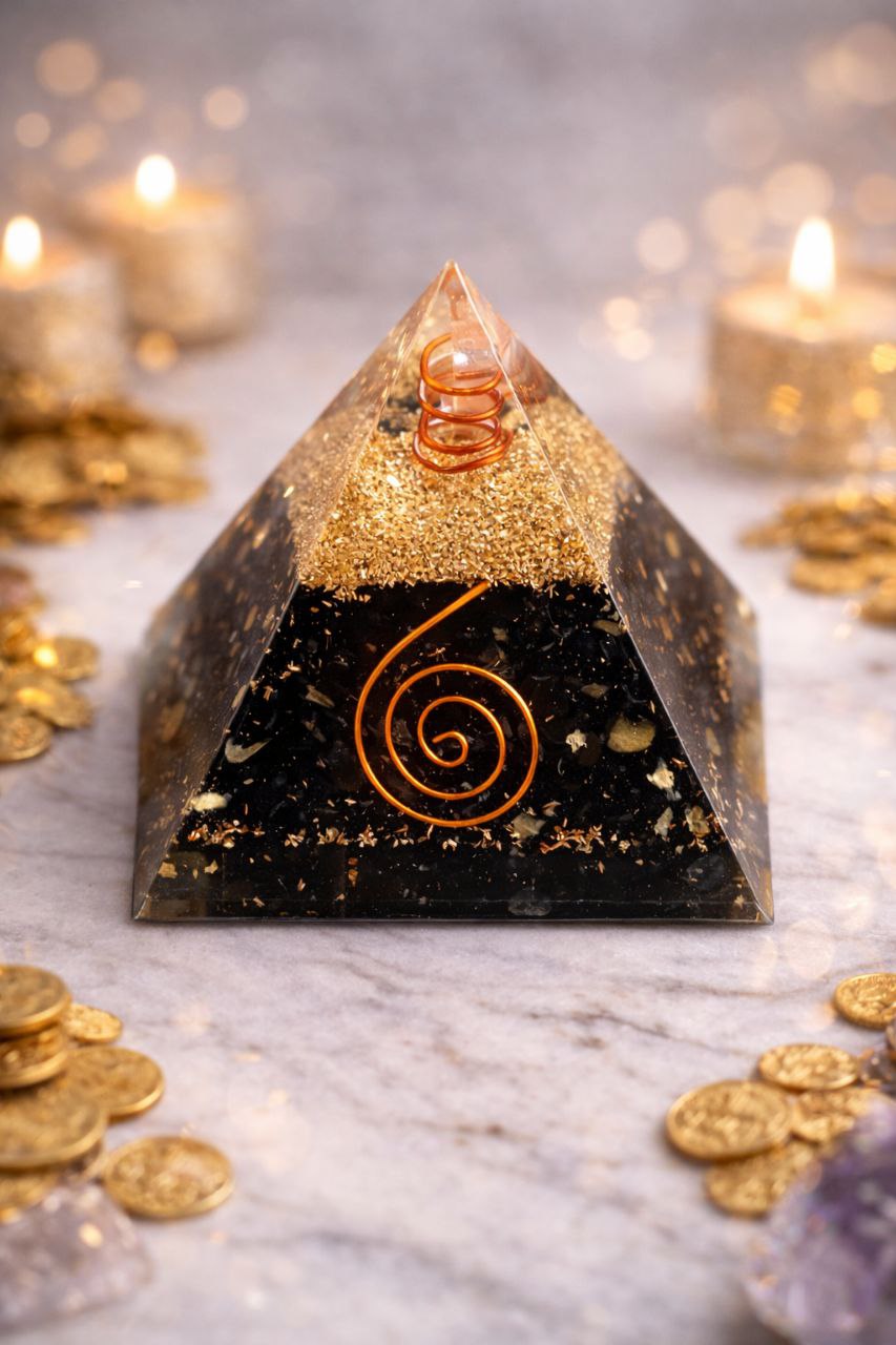 Black Tourmaline Pyramid 2 Inch