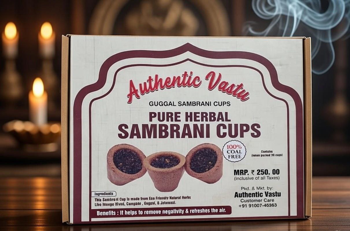 Pure Herbal Sambrani Cups  (Pack Of 2 )