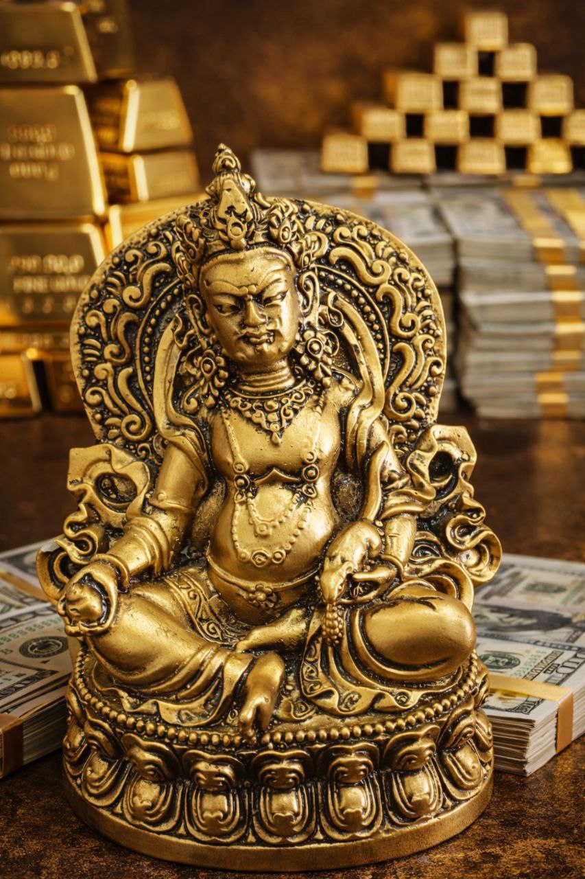 Kuber Resin Statue For Vastu