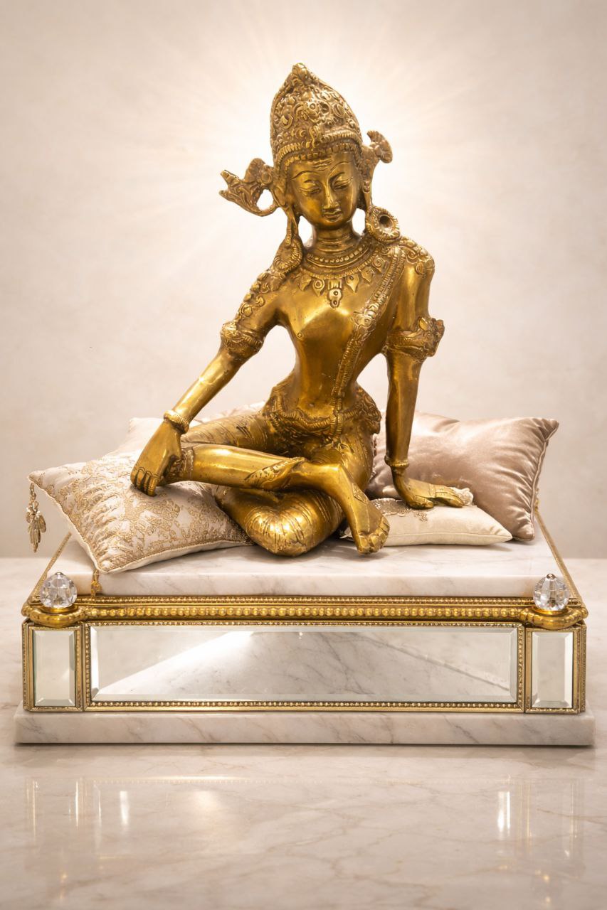 Brass Lord Indra Dev Statue Vastu Enhancer and Remedies Product