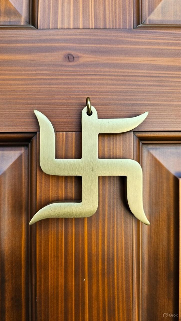 Brass Swastik Vastu 3 inch Remedies for Home, Office - Goodluck, Auspicious, Religious symbols | Pooja Idols | Home Decor