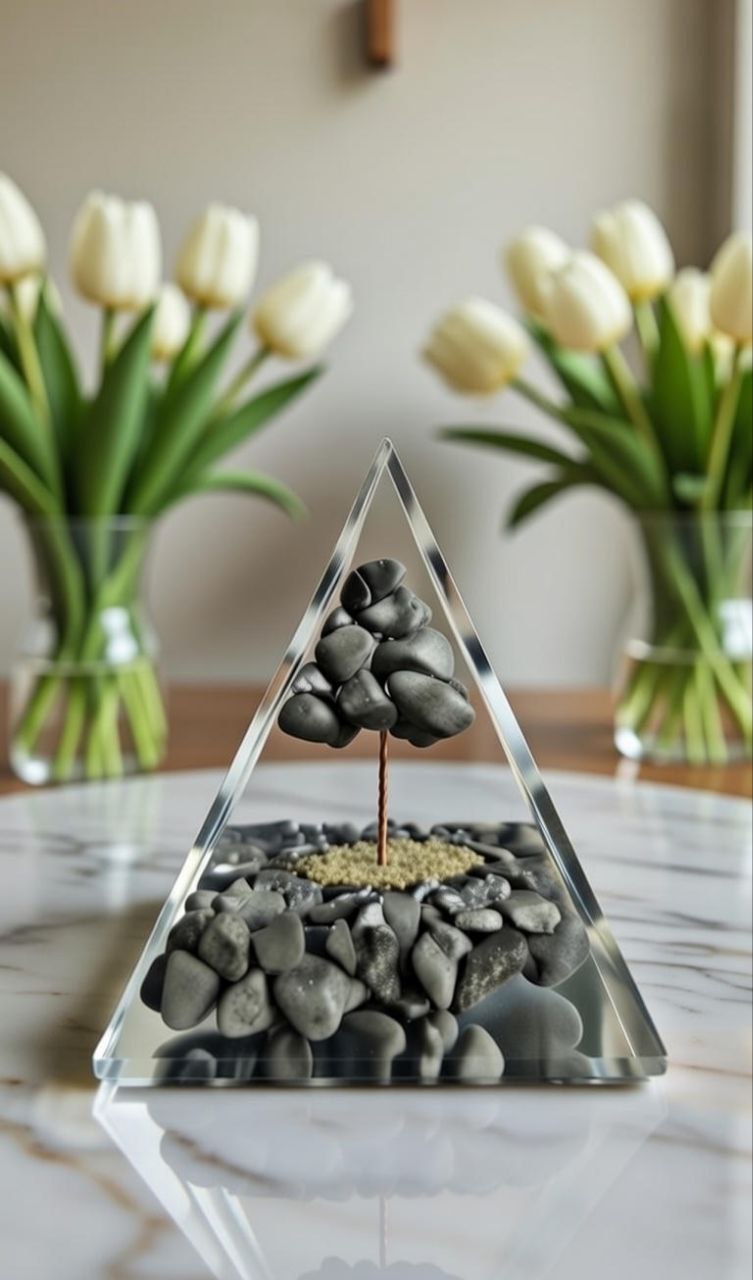 Pyrite Tree Pyramid 4 Inch