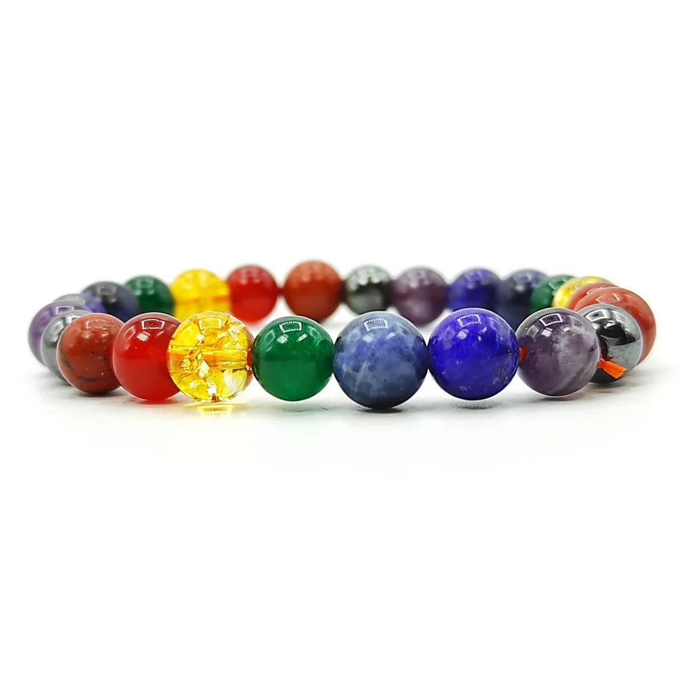 Original 7 Chakra Protection Bracelet for Men & Women [Natural stones]