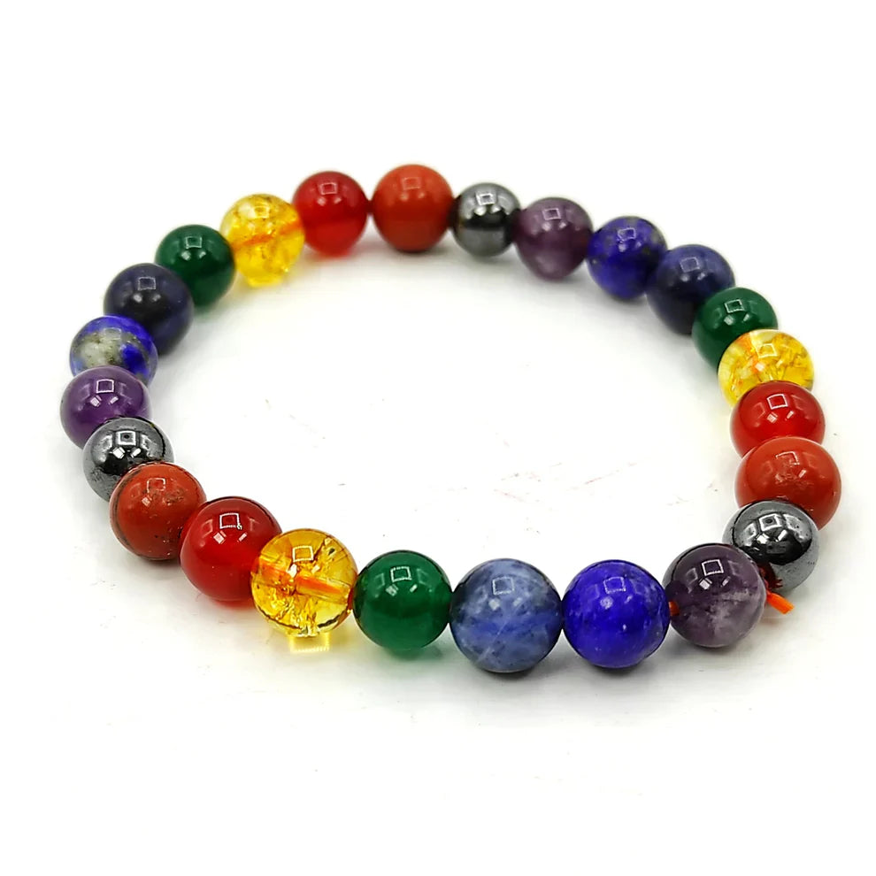 Original 7 Chakra Protection Bracelet for Men & Women [Natural stones]